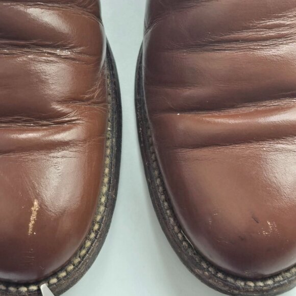 Justin Wms 5 B Brown Leather Work Riding Boots Roper Cowgirl Western USA*Read - Picture 7 of 13